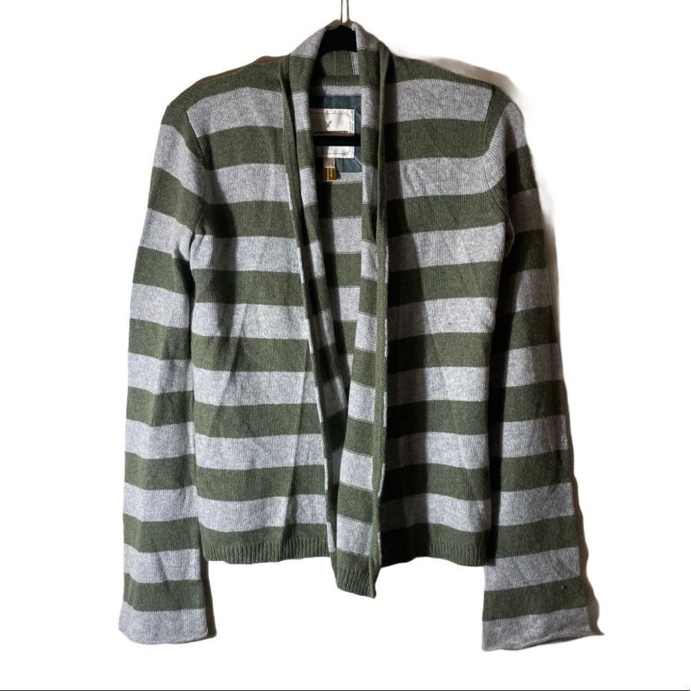 American Eagle Striped Cardigan‎ Sweater